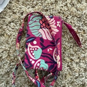 Vera Bradley Pink and Teal Floral Wallet